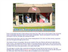Tablet Screenshot of divemonroe.com